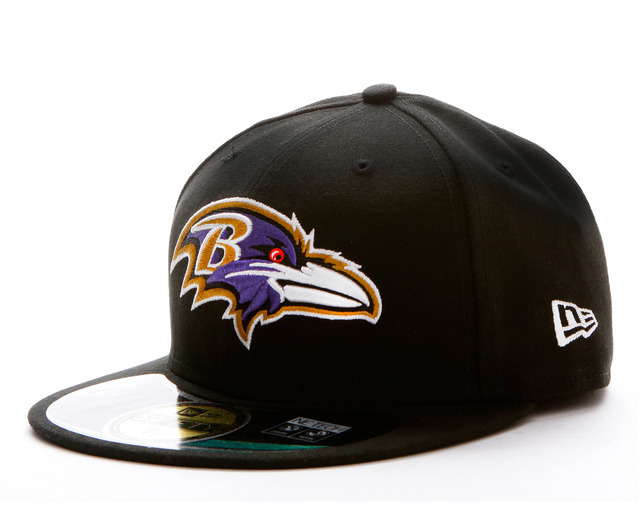 Baltimore Ravens NFL Sideline Fitted Hat SF15